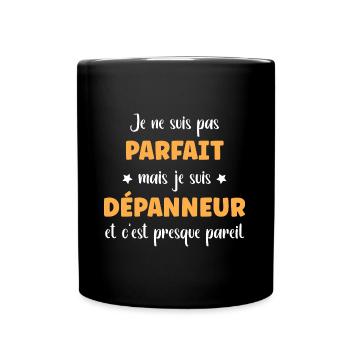 dépanneur - Mug uni - noir - Devant