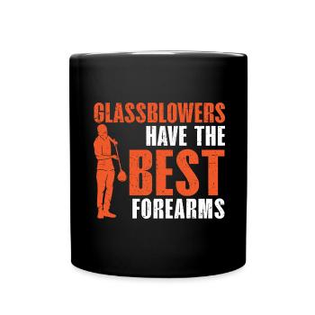 Les souffleurs de verre ont les meilleurs avant-bras Souffleurs de verre - Mug uni - noir - Devant