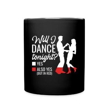 Danse Slogan Ballroom Couple Dance Dance Floor - Mug uni - noir - Devant