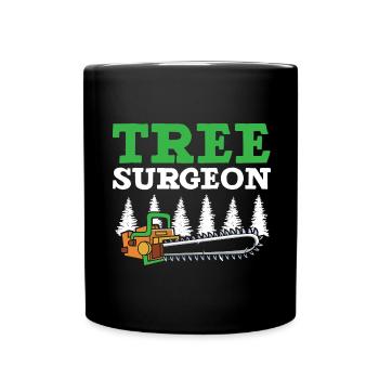 Baumchirurg Holzarbeiter Baumpfleger Arboriculture - Tasse einfarbig - Schwarz - Vorne