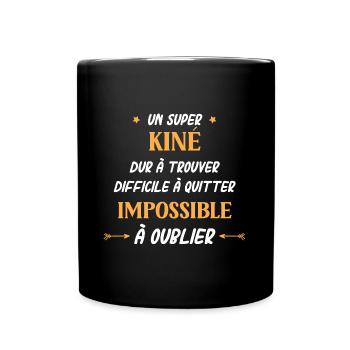 Super kiné - Mug uni - noir - Devant