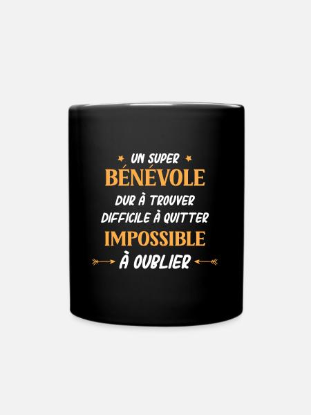Super bénévole - Mug uni - noir