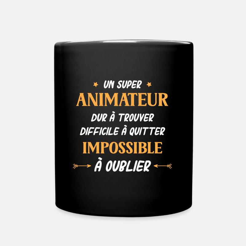 Super animateur - Mug uni - noir