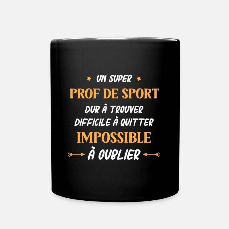 Super prof de sport - Mug uni - noir