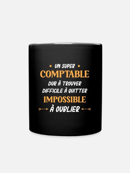 Super comptable - Mug uni - noir