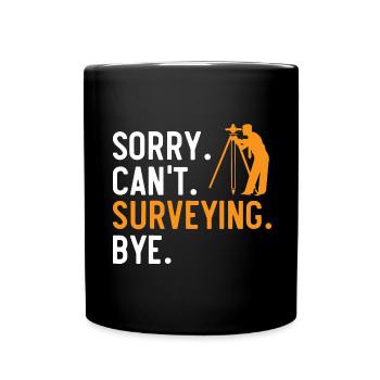 Pardon. Ne. Enquête. À plus tard. La - Mug uni - noir - Devant