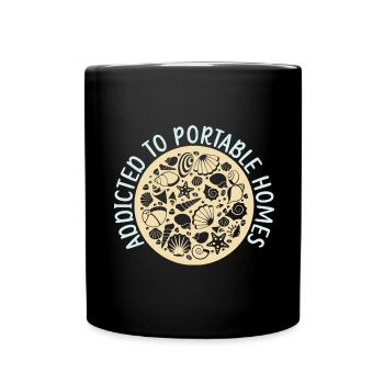 Addicted to Portable Homes Shelling Beachcombi - Full Colour Mug - black - Front