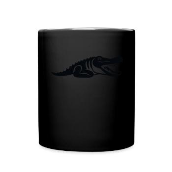 crocodile - Full Colour Mug - black - Front