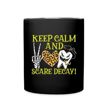 Keep calm and prevent rot! - Full Colour Mug - black - Front