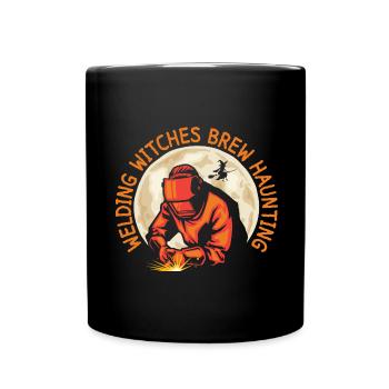 Welder Witch’s Brew Spooky étincelle Hallowe - Mug uni - noir - Devant