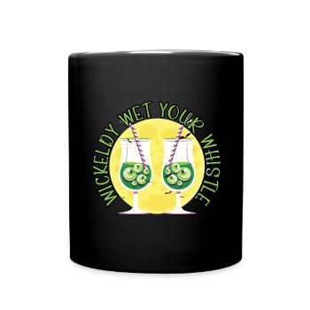 Evil Whistle Bartender Halloween - Full Colour Mug - black - Front