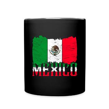 Drapeau mexicain Cadeau mexicain Mexique - Mug uni - noir - Devant