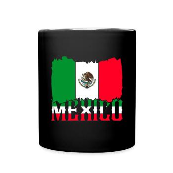 Cadeau du drapeau mexicain mexicain Mexique - Mug uni - noir - Devant