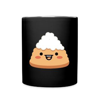 Onigiri japonais - Mug uni - noir - Devant