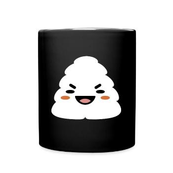 Onigiri japonais - Mug uni - noir - Devant