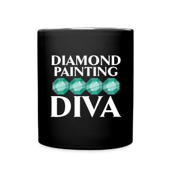 Diamond painting hand tools diamond painter - Full Colour Mug - black - Front