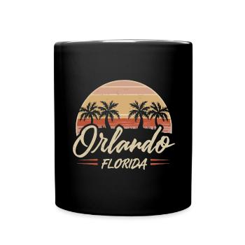 Florida, Orlando, USA, America - Full Colour Mug - black - Front
