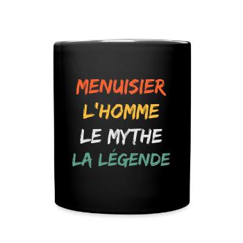 menuisier - Mug uni - noir - Devant