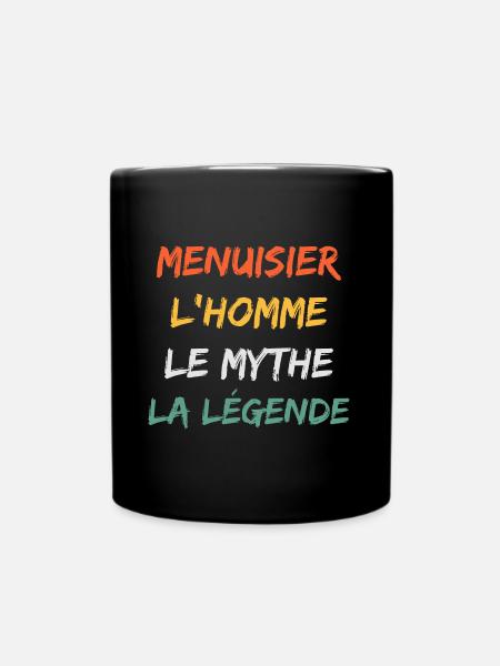 menuisier - Mug uni - noir