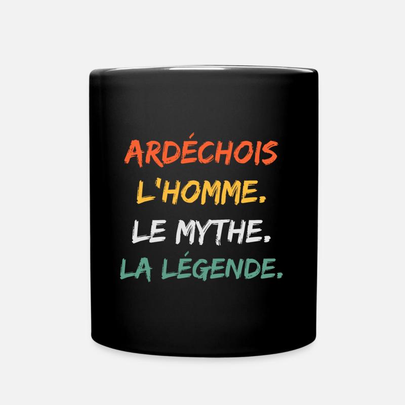 Ardéchois - Mug uni - noir