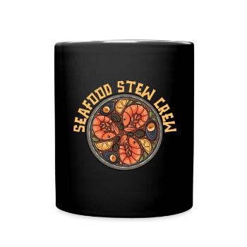 Cioppino Lover Foodie Nourriture Mer Américaine - Mug uni - noir - Devant