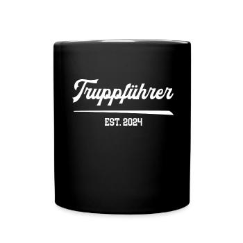 Truppführer 2024 Feuerwehrmann Feuerwehr Truppe - Tasse einfarbig - Schwarz - Vorne