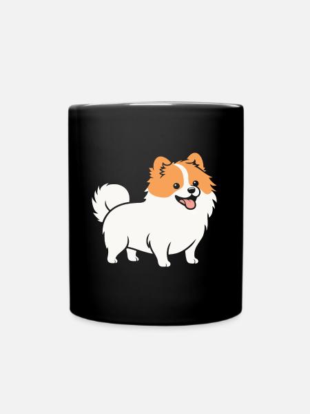 Spitz - Tasse einfarbig - Schwarz