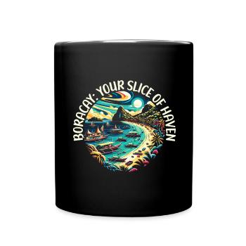 Boracay Philippines Vacances d’été Boaracay Beach - Mug uni - noir - Devant