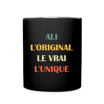 L'original le vrai l'unique ali - Mug uni - noir - Devant