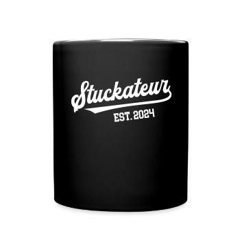Stuckateur 2024 Ausbildung Prüfung Stukateur Azubi - Tasse einfarbig - Schwarz - Vorne