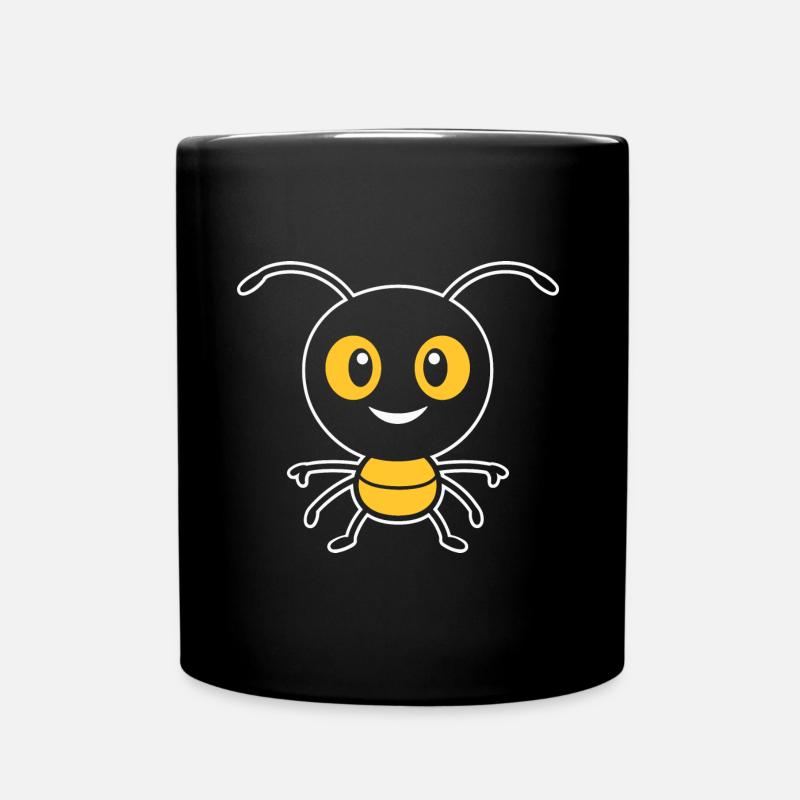Ameise - Tasse einfarbig - Schwarz
