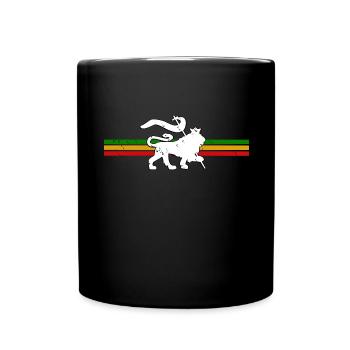 Reggae Lion - Mug uni - noir - Devant