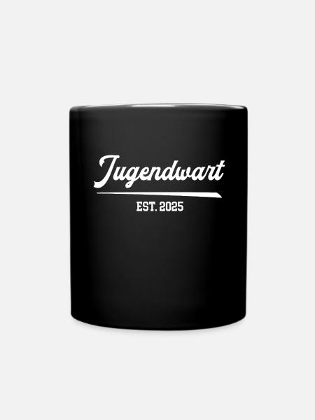 Jugendwart Jugendfeuerwehr FFW Jugend Feuerwehr - Tasse einfarbig - Schwarz