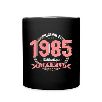 40 Jahre Jubiläum - Original 1985 Authentic - Tasse einfarbig - Schwarz - Vorne