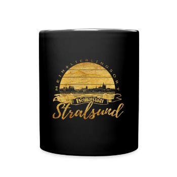 Stralsund - Tasse einfarbig - Schwarz - Vorne