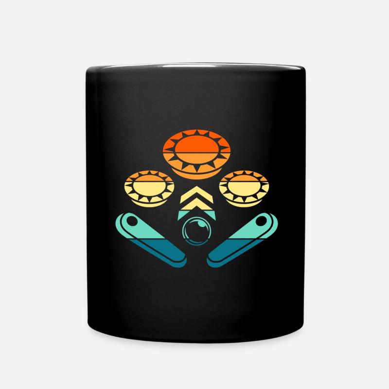 Flipper Retro Arcade Gaming Flipper, Pinball - Tasse einfarbig - Schwarz
