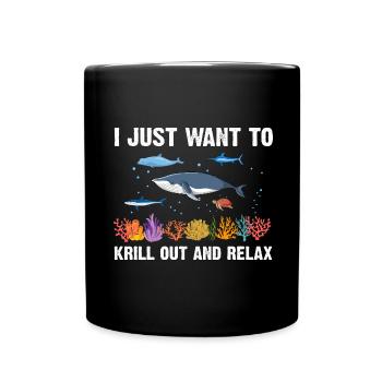 Sea Nature Marine Biologist Sea Marine Biology Ocean - Full Colour Mug - black - Front