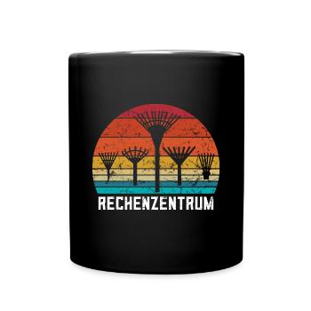 Gärtner Gartenarbeiter Gärtnerei Rechenzentrum - Tasse einfarbig - Schwarz - Vorne