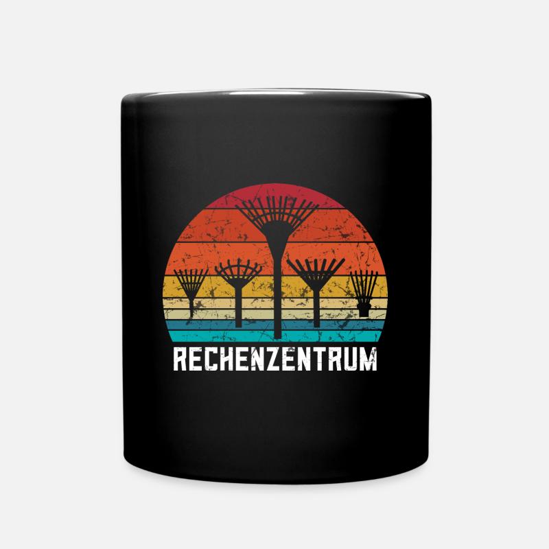 Gärtner Gartenarbeiter Gärtnerei Rechenzentrum - Tasse einfarbig - Schwarz