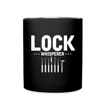 Schloss Flüsterer Technicien de verrouillage Conception - Mug uni - noir - Devant