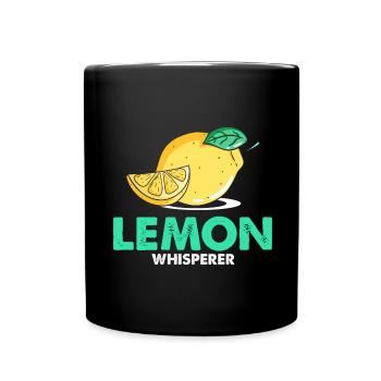 Lemonade Zitrone Limonade Limonaden Stand Design - Tasse einfarbig - Schwarz - Vorne