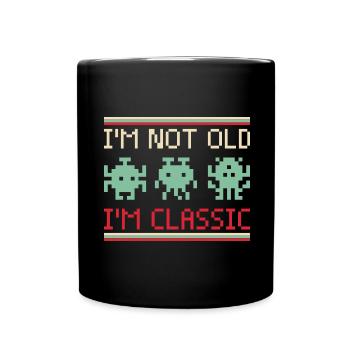 Video Games Zocken Gaming - Tasse einfarbig - Schwarz - Vorne