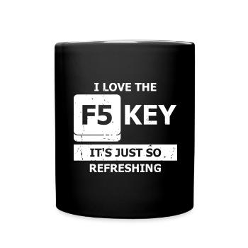 Cyber Security Design for IT Security and Hackers - Full Colour Mug - black - Front