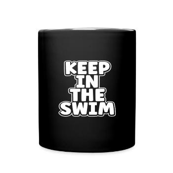 Cadeaux de nageur Gardez dans la natation Des cadeaux de natation - Mug uni - noir - Devant