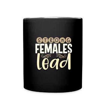 Les dons inspirants des femmes fortes dirigent les femmes - Mug uni - noir - Devant
