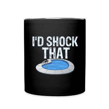 Pool Guy Design for PoolBoy and Pool Cleaner - Full Colour Mug - black - Front