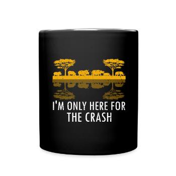 Safari Familienurlaub Design für Afrika Savanne - Tasse einfarbig - Schwarz - Vorne