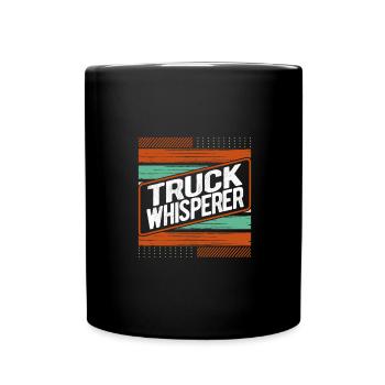 Camion Whisperer Cadeau Camion Chauffeur Camion Cadeau Camion - Mug uni - noir - Devant