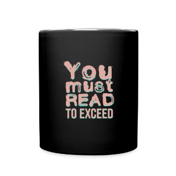 Cadeau d’amoureux des livres que vous devez lire pour dépasser le lecteur - Mug uni - noir - Devant