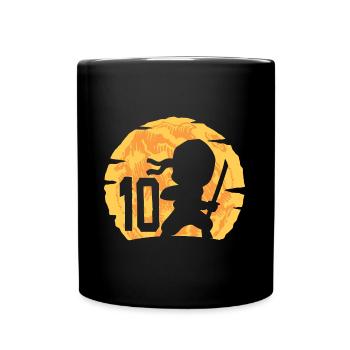 10th Birthday Boy 10 years old Ninja - Full Colour Mug - black - Front